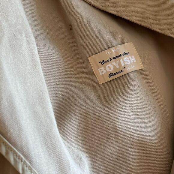 Boyish NWT Maxwell Trench Coat in The Crowd - Picture 12 of 14